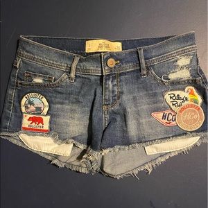 Hollister jean shorts